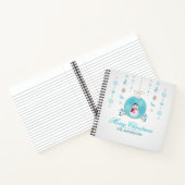 Persoonlijk kerstboek met snowman Guestbook Notitieboek (Binnen)