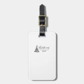 Persoonlijk Kerstcadeau Aangepaste Moderne T-Shirt Bagagelabel (Voorkant verticaal)