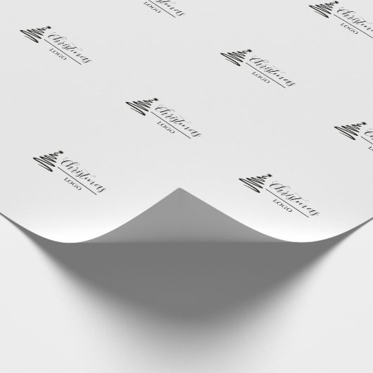Persoonlijk Kerstcadeau Aangepaste Moderne T-Shirt Cadeaupapier (Hoek)