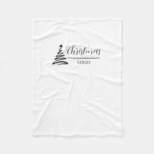 Persoonlijk Kerstcadeau Aangepaste Moderne T-Shirt Fleece Deken