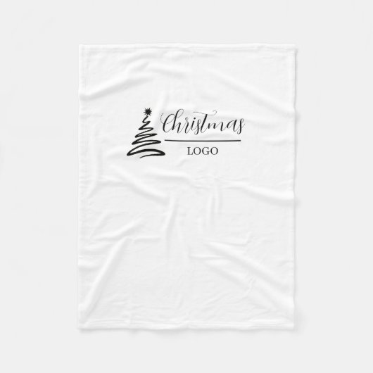Persoonlijk Kerstcadeau Aangepaste Moderne T-Shirt Fleece Deken (Voorkant)