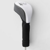 Persoonlijk Kerstcadeau Aangepaste Moderne T-Shirt Golfheadcover (Schuin)