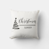 Persoonlijk Kerstcadeau Aangepaste Moderne T-Shirt Kussen (Voorkant)