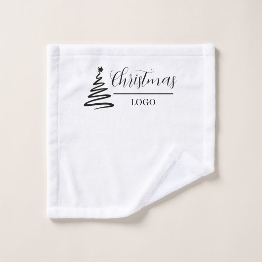 Persoonlijk Kerstcadeau Aangepaste Moderne T-Shirt Washandje (Wasdoekje)