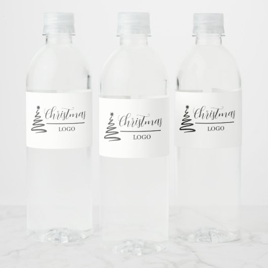 Persoonlijk Kerstcadeau Aangepaste Moderne T-Shirt Waterfles Etiket (Flessen)