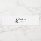 Persoonlijk Kerstcadeau Aangepaste Moderne T-Shirt Waterfles Etiket (Enkel label)