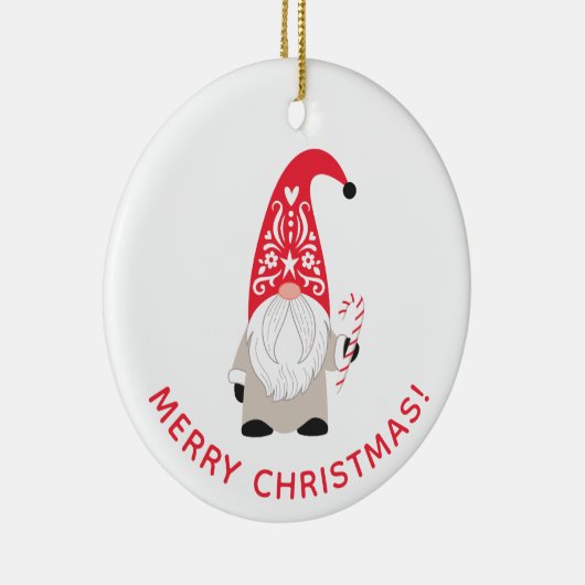 Persoonlijk kerstcadeau keramisch ornament (Rechts)