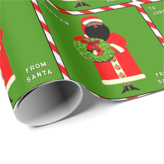 Persoonlijk Kerstcadeau voor Kinderen Cadeaupapier (Rol Hoek)
