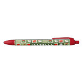Persoonlijk kerstcadeau zwarte inkt pen (Bovenkant)