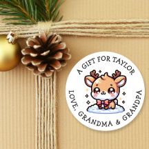 Persoonlijk kerstcadeaukaartje | Mooie roze