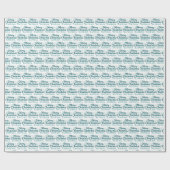 Persoonlijk kerstcadeaupapier cadeaupapier (Vlak)