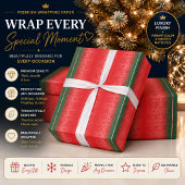 Persoonlijk kerstcadeaupapier cadeaupapier