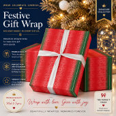 Persoonlijk kerstcadeaupapier cadeaupapier