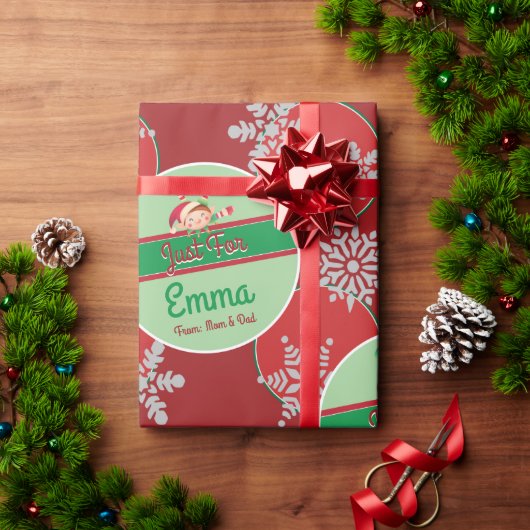Persoonlijk kerstcadeaupapier cadeaupapier (Feestdagen Geschenken)