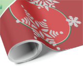 Persoonlijk kerstcadeaupapier cadeaupapier (Rol Hoek)