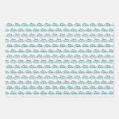 Persoonlijk kerstcadeaupapier inpakpapier vel (Voorkant 3)