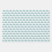 Persoonlijk kerstcadeaupapier inpakpapier vel (Voorkant)