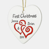 Persoonlijk kerstcadeautje Ornament (Links)