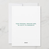 Persoonlijk kerstcadeautje Pap Pet Photo Hol Feestdagenkaart (Achterkant)