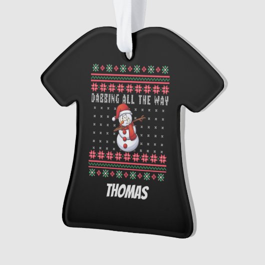 Persoonlijk kerstcadeautjeOegly Sweater Ornament (voorkant)