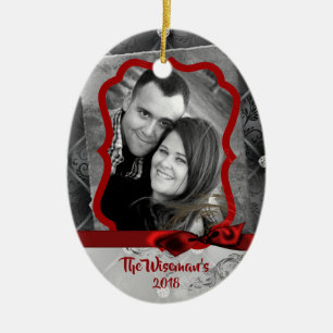 Persoonlijk kerstdiamant tv-schilderij keramisch ornament