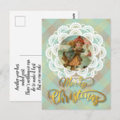 Persoonlijk kerstfeest  briefkaart (Voorkant / Achterkant)