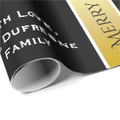 Persoonlijk kerstfeest cadeaupapier (Rol Hoek)