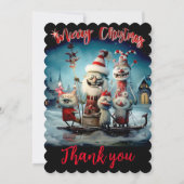 Persoonlijk kerstfeest grappig kaart (Achterkant)