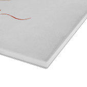 Persoonlijk kerstfeest in het ontbijt snijplank (Hoek)