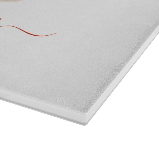 Persoonlijk kerstfeest in het ontbijt snijplank (Hoek)