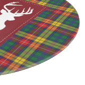 Persoonlijk kerstfeest Tartan Clan Buchanan Pset Snijplank (Hoek)