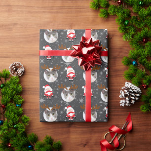 Persoonlijk kerstfoto cadeaupapier