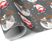 Persoonlijk kerstfoto cadeaupapier (Rol Hoek)