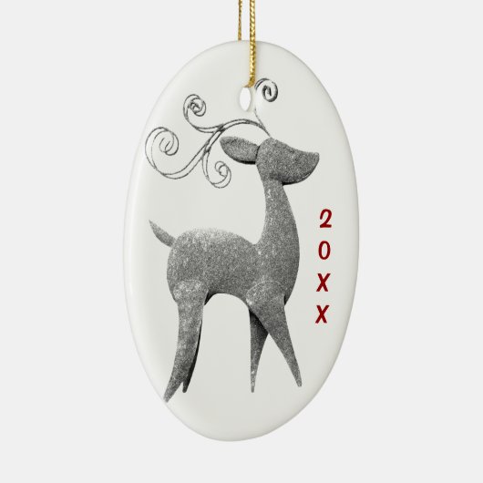 Persoonlijk kerstfoto voor rendieren Ornament (Rechts)