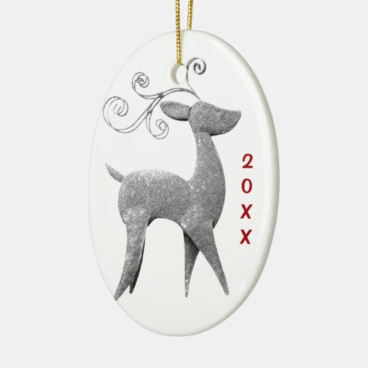 Persoonlijk kerstfoto voor rendieren Ornament (Links)