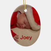 Persoonlijk kerstfoto voor rendieren Ornament (Achterkant)