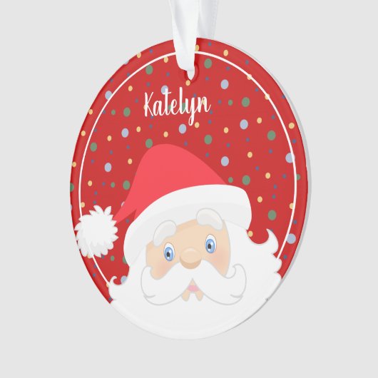 Persoonlijk kerstkerstkerstjaar ornament (voorkant)