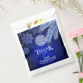 Persoonlijk kerstlogo voor bedrijven bedankzakje (Gezegeld)