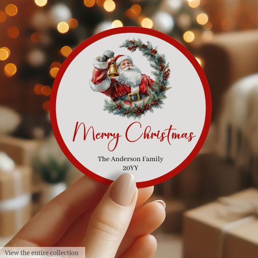 Persoonlijk Kerstman Etiket voor Kerstcadeaus