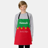 Persoonlijk Kerstman Helper Schort (Gedragen)