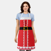 Persoonlijk Kerstman Kerstschort Schort (Gedragen)