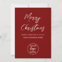 Persoonlijk Kerstmis Bedrijfslogo
