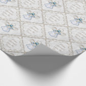 Persoonlijk - Kerstmis Filigree Angel of Faith Cadeaupapier (Hoek)