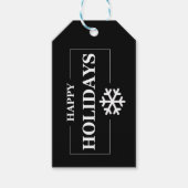 Persoonlijk Kerstmis Gelukkig Feestdag Geschenk op Cadeaulabel (Voorkant)