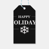 Persoonlijk Kerstmis Gelukkig Feestdag Geschenk op Cadeaulabel (Achterkant)