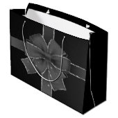 Persoonlijk Kerstmis Vader cadeau ontwerp Large Cadeautasje (Achterkant Gekanteld)