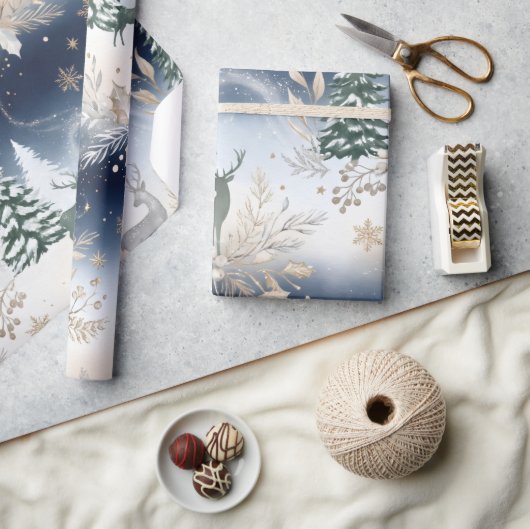 Persoonlijk kerstnaam inpakpapier | Elegant (Crafts)
