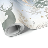 Persoonlijk kerstnaam inpakpapier | Elegant (Rol Hoek)