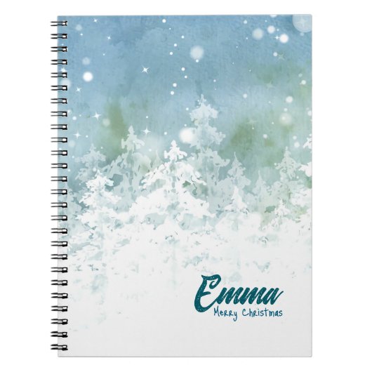 Persoonlijk kerstnotitieboek - Emma Notitieboek (Voorkant)