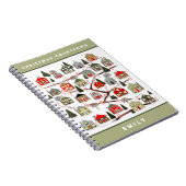 Persoonlijk kerstnotitieboek notitieboek (Rechterzijde)